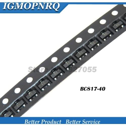50pcs BC817-40 BC817 SOT-23 SOT 817-40 6C SOT23-3 general purpose transistor New 6C
