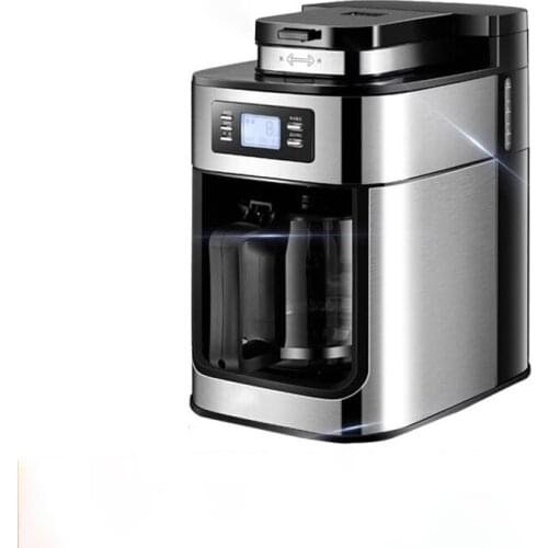 Automatic Bean 1000W LED-display Grinder Fresh Coffee Maker Coffee Tea Milk Machine Home Grinding American Espresso