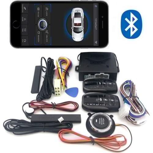 APP control automatic start and stop keyless entry system, engine start alarm system, one key start auto parts