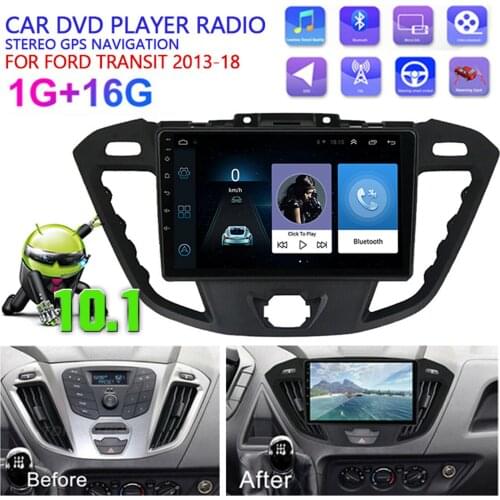 9" Android 10.1 Car Multimedia Player for Ford Transit 2013-18 Car DVD Player Radio Stereo Wifi GPS Navigation Head Unit 2 Din