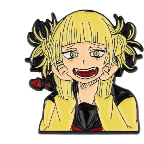 PF1096 Japanese Anime Manga Icons Cross my body Enamel Pin Brooches on clothes Backpack Collar Hat Badge Lapel Pin Jewelry Gifts