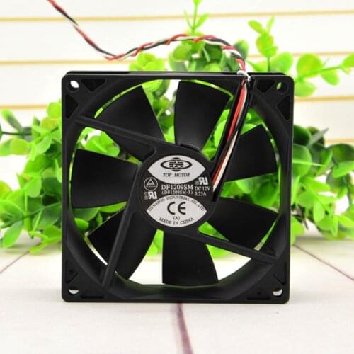 Computer Case Cooling Fan TOP MOTOR 9225 9CM 12V 0.25A DF1209SM Fan