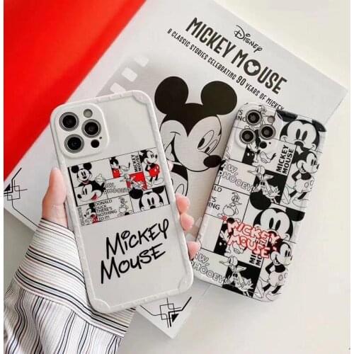 Disney Mickey one-piece mobile phone case for iPhone 11 11Pro Max X XS Max XR 7 8 plus back cover