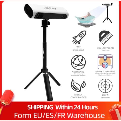 Creality 3D Scanner 3D CR-SCAN01 Portable escaner 3d сканер Modeling Scanner High Precision Support OBJ/STL Output Turntable