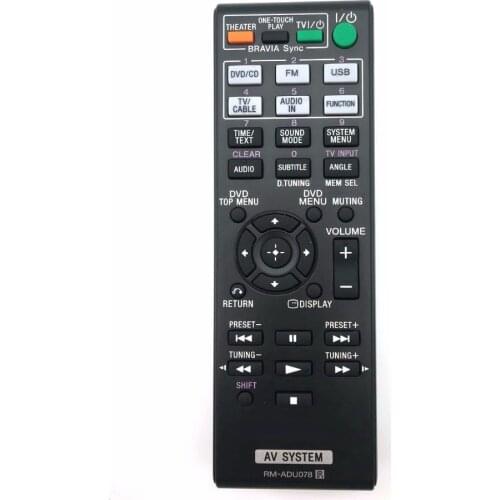 Remote Control RM-ADU078 148764111 Suitable for sony HBD-TZ135 HBD-TZ530 Home Theater AV System