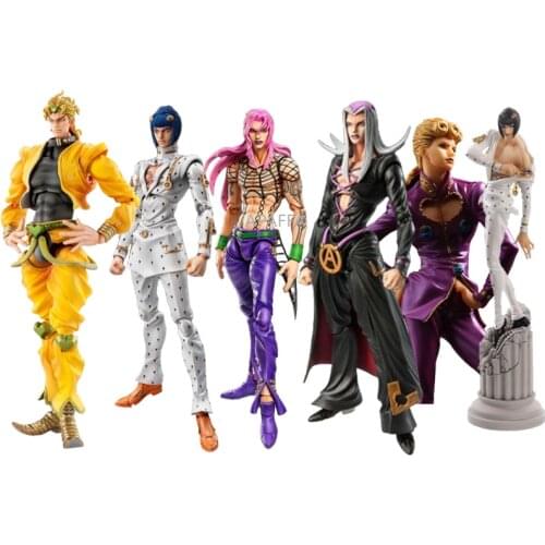 Anime JoJos Bizarre Adventure Dio Brando Action Figure Movable Stardust Fighter PVC 17cm Collection Model Dolls Toys for Gifts