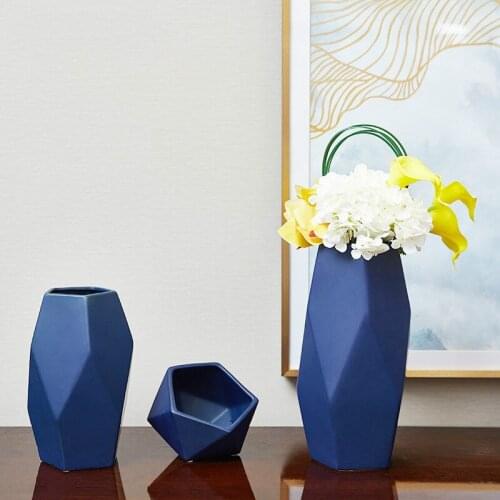 Ceramic Vase Living Room Table Modern Home Decoration Simple Handicraft Flower