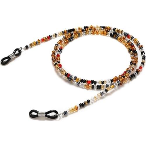 Anti Skid Spectacle Chain Handmade Colorful Beaded 70CM Fashion Korean Style All-Match Unisex Portable Glasses Accessories