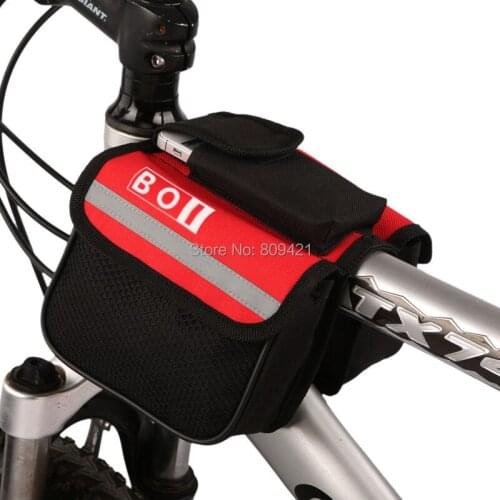 Whole Sale Bicycle Cycling Bike Frame Pannier Front Tube Bag Accessories Mobile Phone Pouch