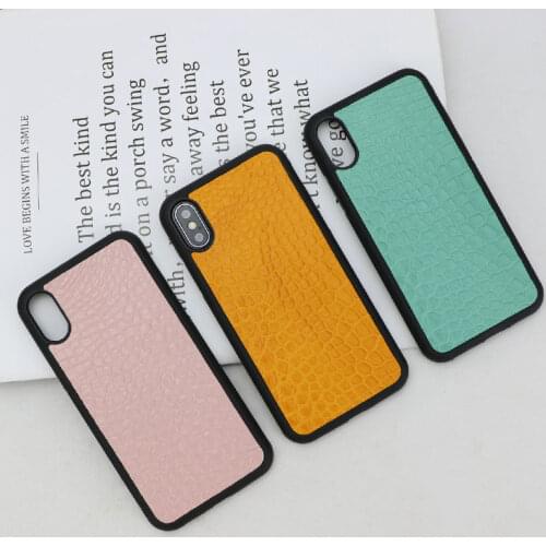 Luxury high quality real crocodile leather case for iphone X 11 12 pro max genuine crocodile skin phone cover
