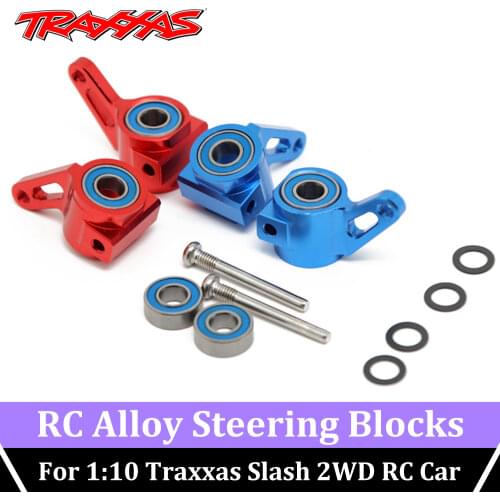 CODA RACING Alloy Steering Blocks Replaces Part 3736 Upgrade Accessories for RC 1/10 Traxxas Slash 2WD Stampede Rustler Bandit