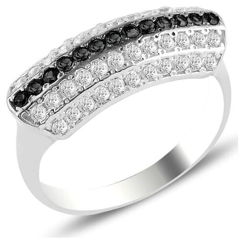 Silver 925 Sterling Zircon Stone Ring