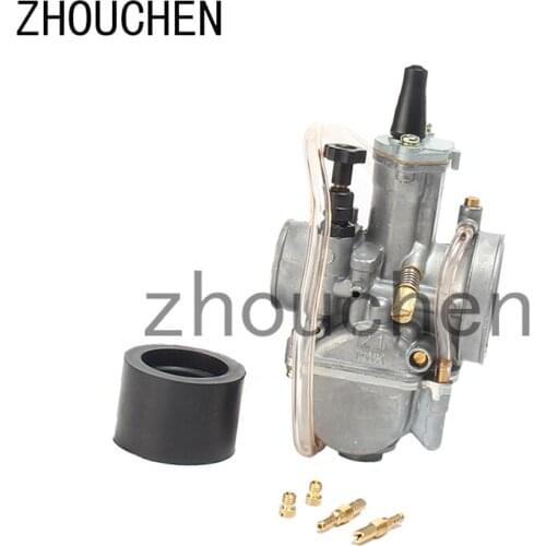 2T 4T Universal oko Motorcycle Carburetor Carburador 21 24 26 28 30 32 34mm With Power Jet For Racing Moto