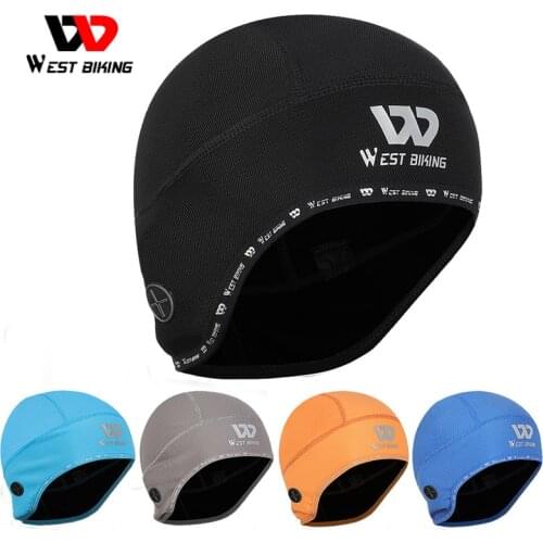 WEST BIKING Bicycle Cap Winter MTB Road Bicycle Cap Snow Road Bicycle Women Men Cycling Fleece Headwear Outdoor Sports Warm Cap