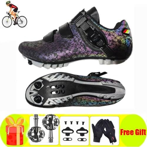 Cycling Shoes Men Outdoor Professional Racing SPD Pedal Set Bicycle Sneakers Sapatilha Ciclismos Unisex MTB Mountain Bike Shoes