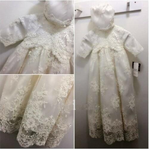Vintage Baby Girl Dress Baptism Dresses for Girls 1st year birthday party wedding Christening baby infant clothing Dresses