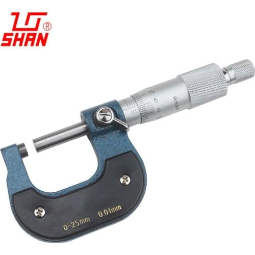 Outer diameter micrometer 0-25 50 75 100 mm high precision 0.001 spiral micrometer instrument caliper centimeter