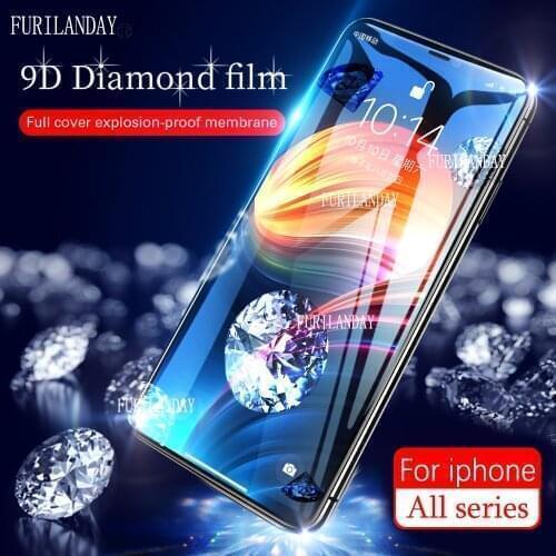 9D Protective Glass on the For iPhone 6 7 8 plus XR X XS glass full cover iPhone 11 12 Pro Max Screen Protector Tempered Glass