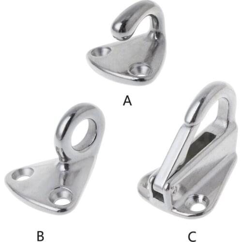 Stainless Steel Fending Hooks Spring Hook Snap Attach Rope Boat Sail Tug Ship Marine Hardware Boats Accessories 54DE