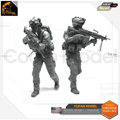 1/35 Figure Resin Soldier model kits Us Army self-assembled LJH-05