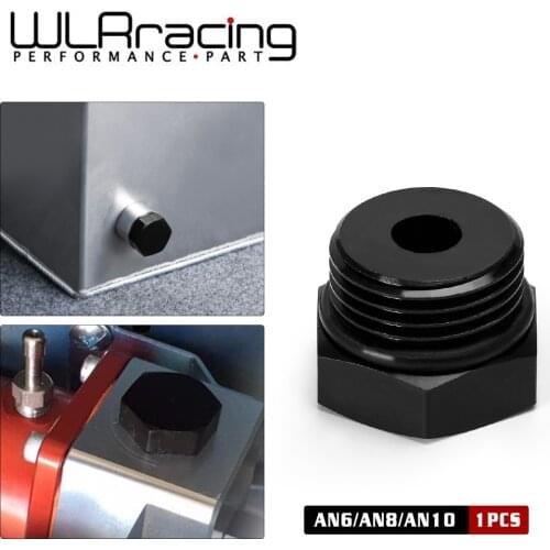1 Piece AN6 AN8 AN10 Male Block Off Cap Fitting Hex Head Plug With O-Ring Adapter Aluminum Alloy BL02