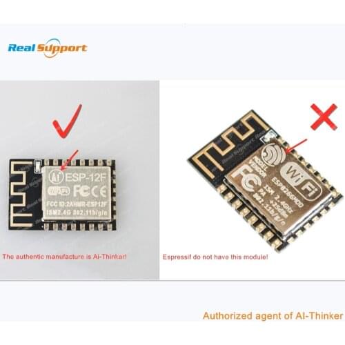 10PCS/LOT ESP8266-12 ESP-12 ESP-12E ESP-12F ESP-12S ESP8266 WIFI wireless module 32Mbit Flash Memory AI-THINKER TAPE & REEL
