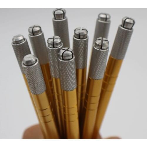 10 Pcs Microblading Pen Permanent Makeup Eyebrow Manual Tattoo Pen For 3D Eyebrow Embroidery eyebrow tattoo