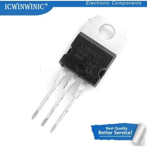 100piece L7809CV TO220 L7809 TO-220 7809 LM7809 MC7809 stabilivolt voltage-regulator tube In Stock