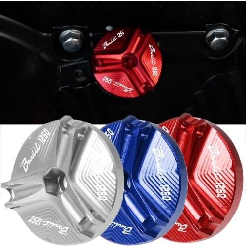 For Suzuki 1250 2001-2020 2005 2004 2003 2002 BANDIT1250 Motorcycle CNC Aluminum Engine Oil Filler Cap Plug Screw Cover
