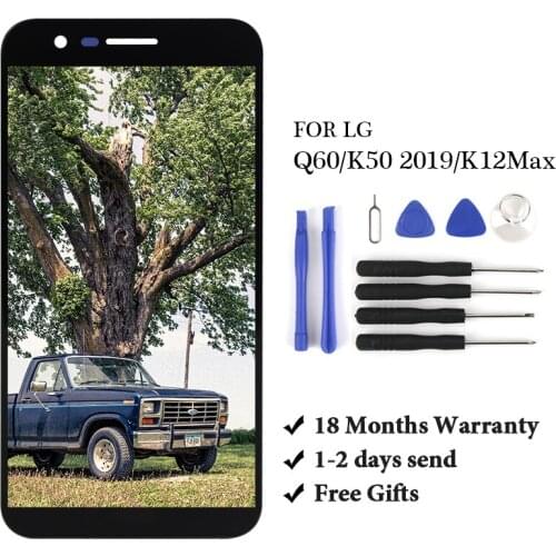 For LG Q60 k50 2019 K12Max LCD Display Digitizer For LG Q60 k50 2019 K12Max Assembly with frame LCD Display with Touch Screen