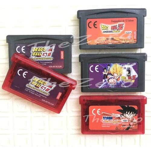 Dragball Series GT Buus Fury Advanced Adv Z Supersonic War ZGoku IIVideo Game for 32 Bit Handheld Player Cartridge Console Card