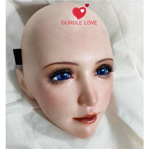G-Love 28) Female Girl Resin Silica Gel Party Masks Halloween Cos BJD Girl Doll Crossdresser Japan Kigurumi Anime Cosplay Mask
