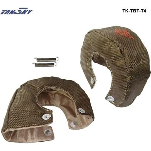 RACING - TITANIUM T4 Turbo Charger Cover Turbo Blanket Heat Shield Cover TK-TBT-T4