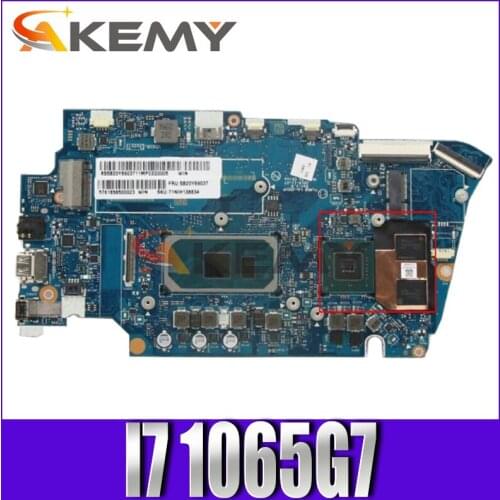 Mainboard For Lenovo ideapad 5-14IIL05 Laptop motherboard LA-J551P motherboard with CPU I7 1065G7_G5 RAM 16G 100% test