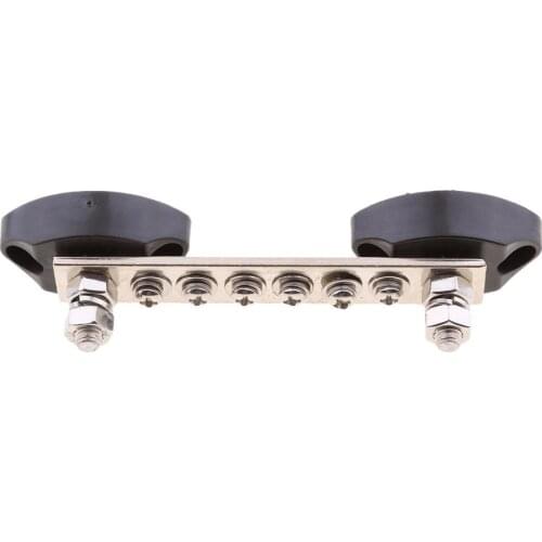 Marine Boat 316 Stainless Steel 6 Screw Insulated Terminal Block 4mm