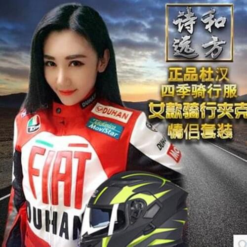 2020 new Original DUHAN D-082 overalls Moto GP jacket motorcycle D082 knight jacket Repsol best quality red blue cotton lining