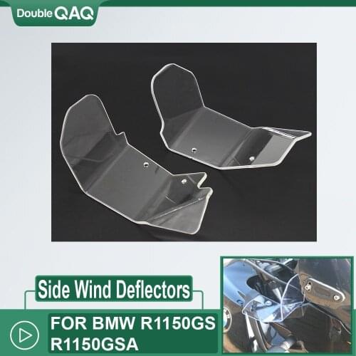 NEW FOR BMW R1150GS R1150GSA Motorcycle Side Wind Deflectors Windshield Windscreen