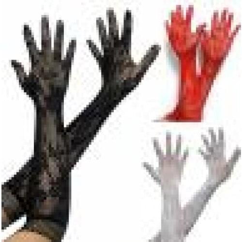 Women Sexy Stretch Lace Opera Elbow Long Length Evening Party Prom Gloves