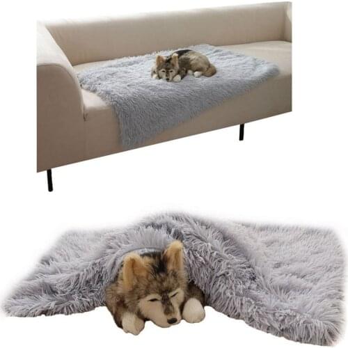 Plush Pet Mat Double Layer Warm Pet Blanket Small and Medium Sized Dog Mat Cat Blanket Pet Supplies Soft Cushion