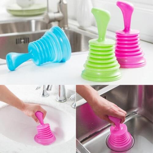 Family Sink Drain Pipeline Dredger Cup Piston Sink Drain Cleaners Bathroom Suction Toilet Brush Suction Cups Toilet Plunger