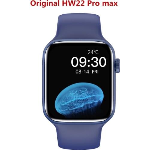 Original iwo HW22 Pro Max Smart Watch 44MM Bluetooth Call Wireless charging IP67 Waterproof Password Lock Play Music Smartwatch