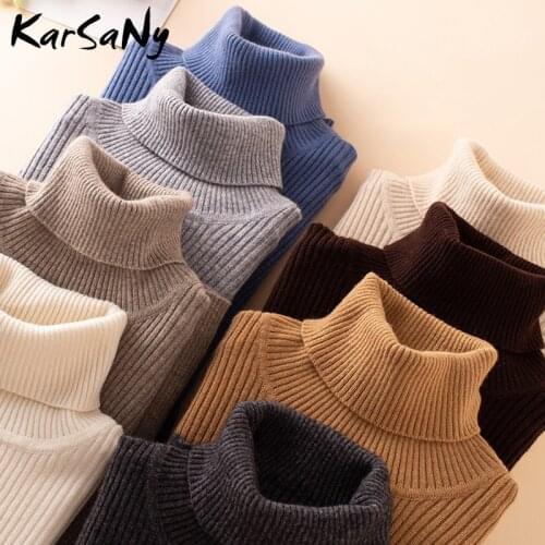 Womens Turtleneck Sweater Winter Warm Winter Clothes Women Knitted Pullover Womens Sweater Turtleneck Jumper Woman Sweaters