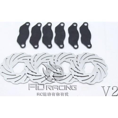 FID new 4+6 type stainless steel fibre brake disc FOR LOSI 5IVE-T LOSI MINI WR