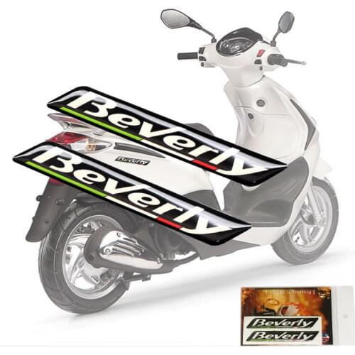 For Piaggio Beverly 125 300 350 500 Scooter Motorcycle 3D Waterproof Sticker Body Shell Decal Protector Fairing Emblem sticker