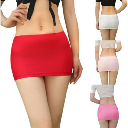 New Micro Mini Skirts 2021 Summer Sexy Girls Skirts Casual Package Hip Short Skirts Women Tight Office Party Female Red Pink