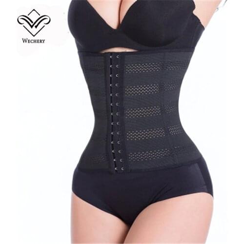 Wechery Underbust Corsets and Bustiers Slimming Sexy Plus Size Corset Steel Boned Corselet Corset Belt Corsage Womens Korsett