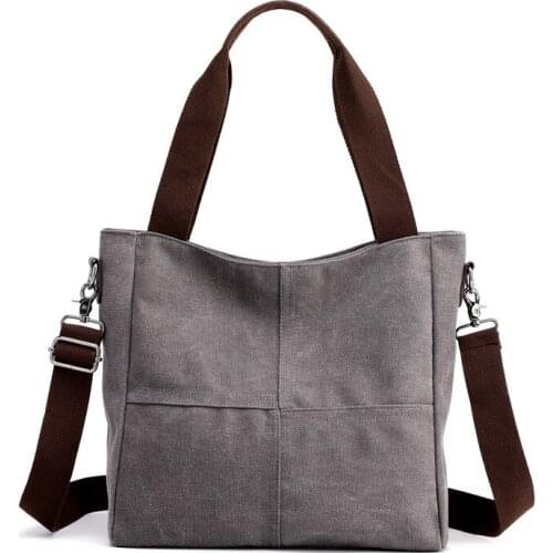 Ladies Rucksack Tote Bag Diagonal Shoulder Bag Handbag canvas Bag Travel Large Capacity Leisure Backpack Women Shopping Bag