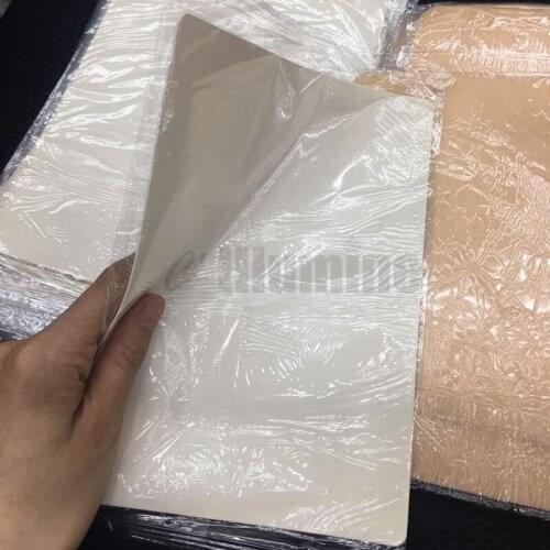 10PCS Lips Line Eyebrow Practice Sheet Tattoo Embroidery Hands Training Skin Beauty Products Tools Eyebrow Skin