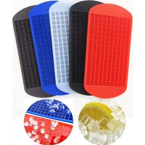 160 Grid Mini Square Ice Mold For Ice Cream Whiskey Silicone Mold For Baking Cake Pudding DIY Baking Tools For Kitchen Bar Tools