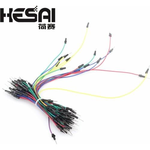 65pcs Jump Wire Cable Male to Male Jumper Wire Breadboard for arduino Diy Kit